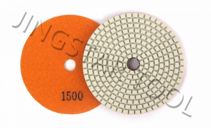 Resin Flexible Wet Diamond Marble Concrete Stone Polishing Pads