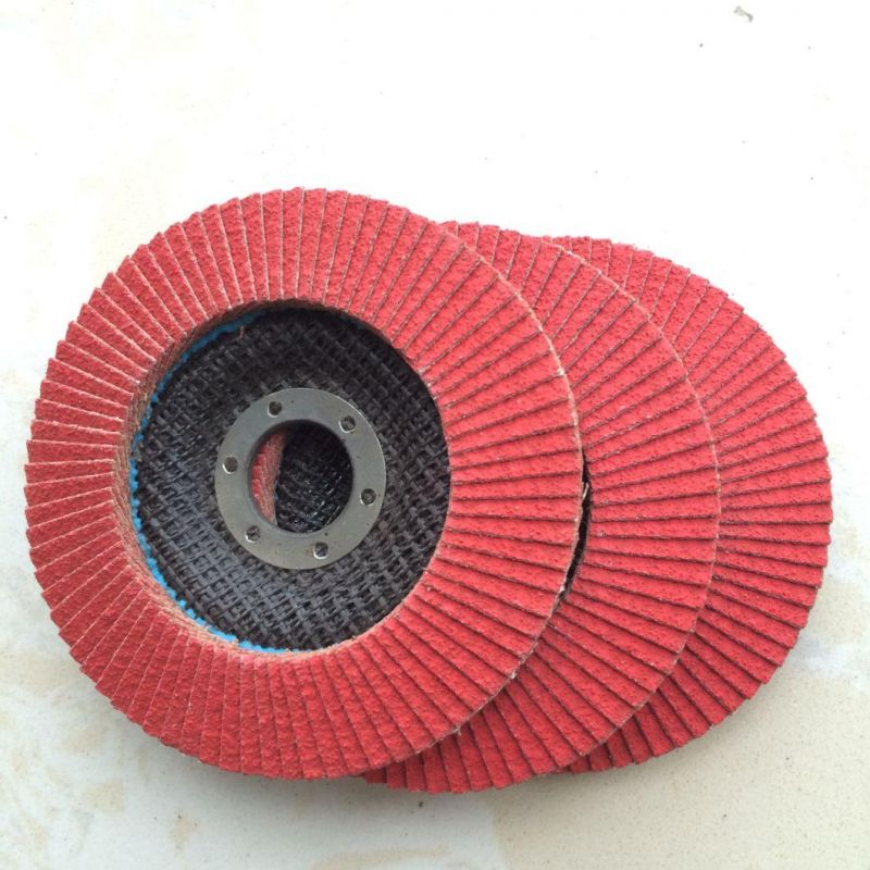 High Quality Wear-Resisting 4"-7" Ceramic Grain Flap Disc for Grinding Stainless Steel and Metal