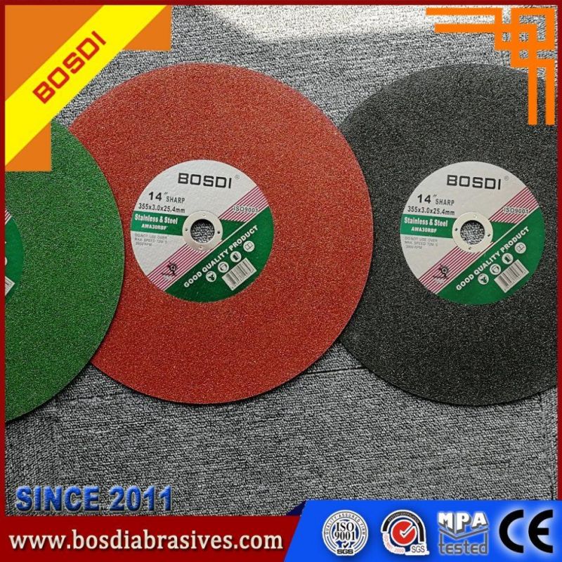 355mm 14 Inch Cutting Wheel for Metal and Stainless Steel, Abrasive Cutting Disc