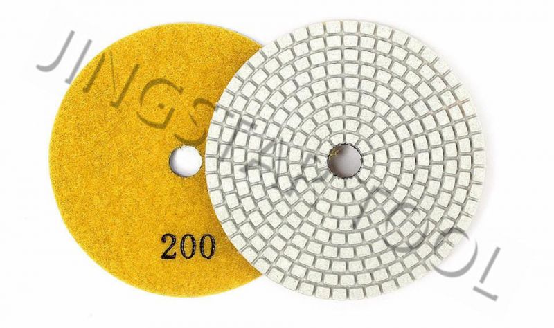 Resin Flexible Wet Diamond Marble Concrete Stone Polishing Pads