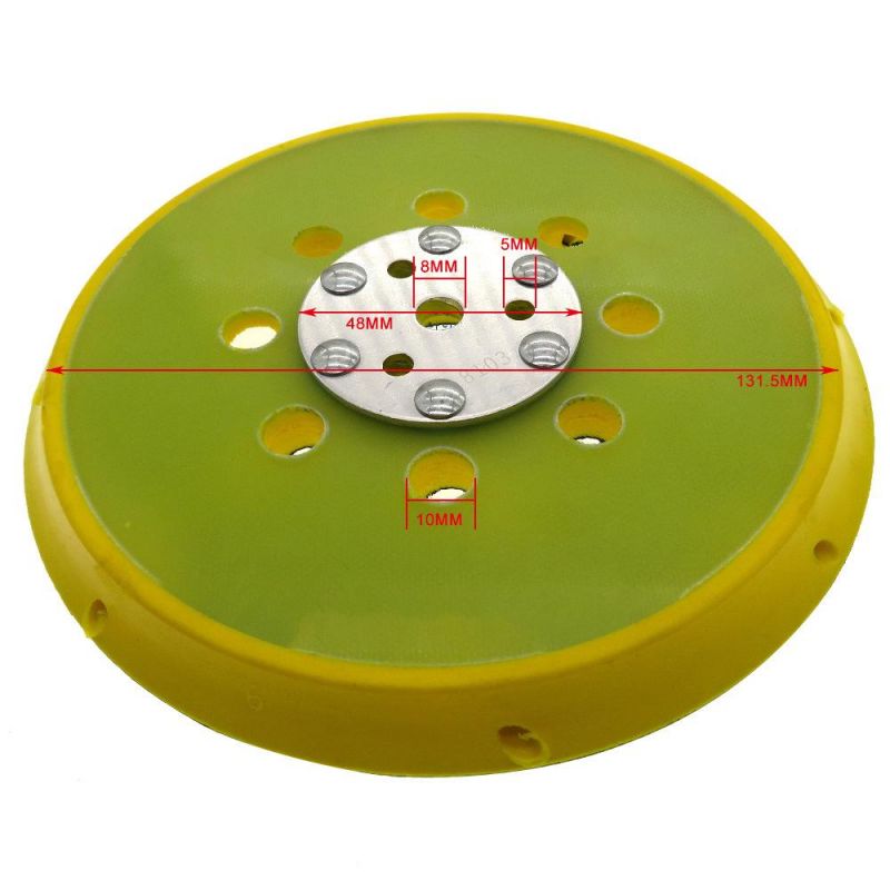6 Inch 150mm Sanding Pad Sander Backing Pad Hook and Loop with Side Holes Power Tools Accessories