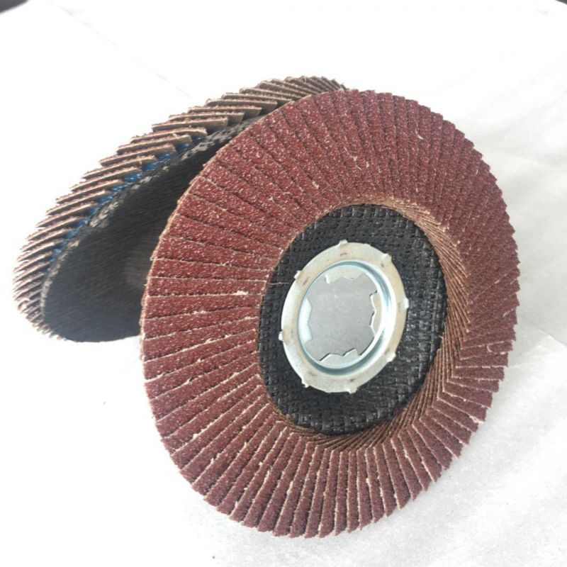 High Quality X Lock 125mm Aluminium Oxide Flap Disc for Grinding Stainless Steel and Metal