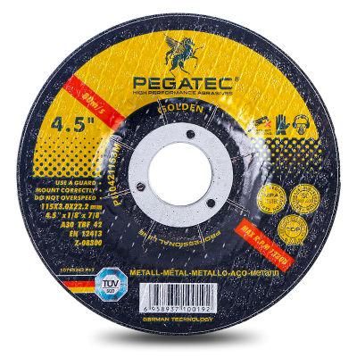 115X3X22.2mm Depressed Center Metal Cutting Disc