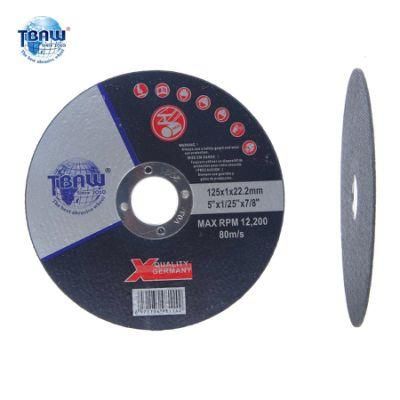 Disco De Corte / Disco De Corte De Alta Velocidad De 5 Pulgadas 125 * 1 * 22 PARA Corte De Acero Inoxidable / Inox Con Certificado MPa