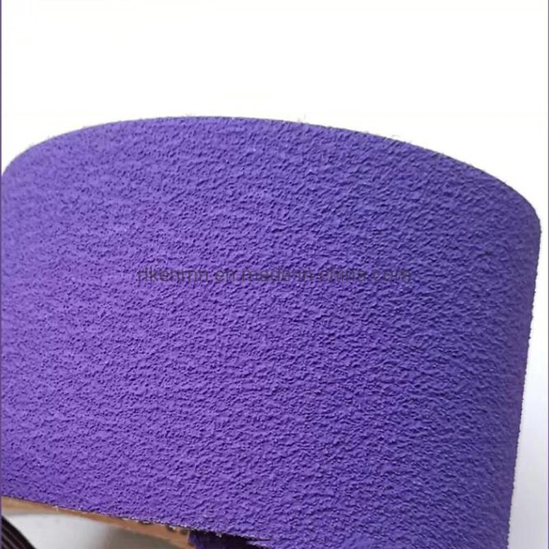 Manufacturer 2X48 Inch 50 X 1220mm 7 Ceramic Abrasive Belt Sanding Cloth Belt Roll for Polishing Stainless Steel Metal