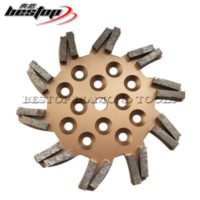 D250mm Concrete Floor Grinding Diamond Tools with 20 Segments