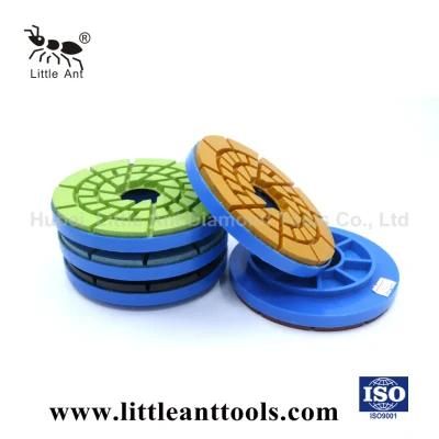 Snail Lock Resin Diamond Polishing Pad for Granite Marble