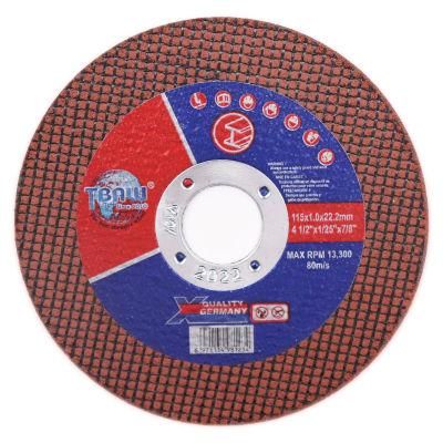 115mm 4 1/2inch Professional China Manufacturer Abrasive Cutting Disc Cut off Wheel Cutting Disk