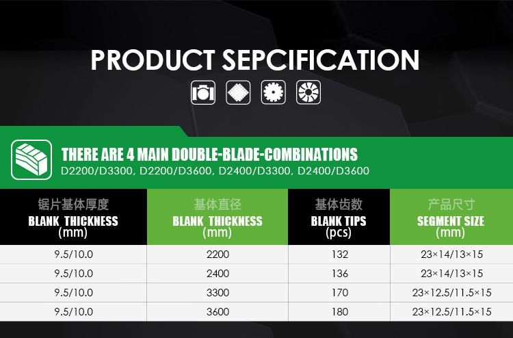 Diamond Cutting Tools Granite Quarry Cutting Diamond Segment for Granite
