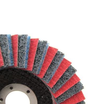 Surface Condition Material Interleaved Abrasive Cloth Flap Disc Grinding and Polishing