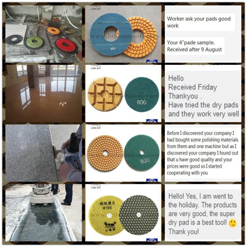 100mm Wet Polishing Pads for Marble