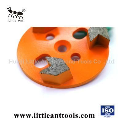 Reforced Concrete Grinding Block (100 mm Round three arrow teeth)