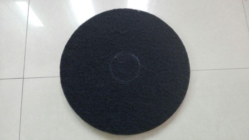 Black Nylon Polyeser Polishing Floor Pads with Nylon Rebound