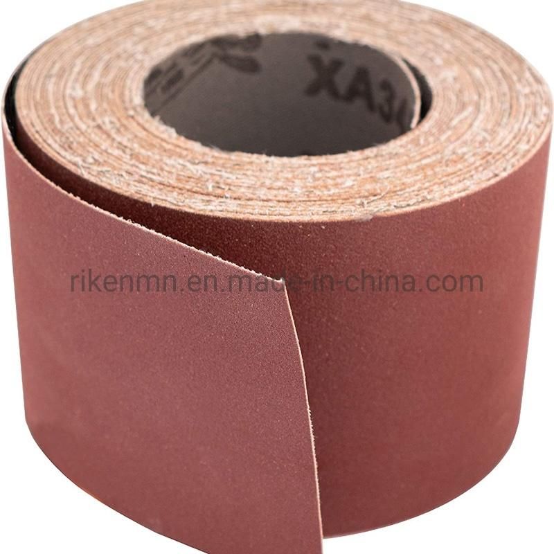 X-Wet Abrasive Customized Sand Cloth Rolls for Polishing Stainless Steel or Wood
