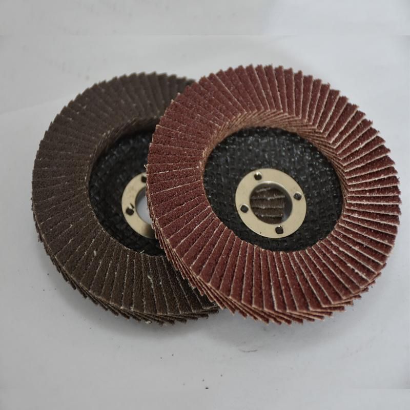 High Quality Hot Sale Wear-Resisting 4"-7"Aluminium Oxide Flap Disc for Grinding Stainless Steel and Metal