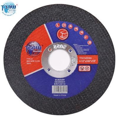 115X1.2X22.4mm Resin Discos Corte on Angel Grinder, Disco De Corte Metal E Inox En China 4 1/2, Discos Abrasivos De Corte Cutting Wheel