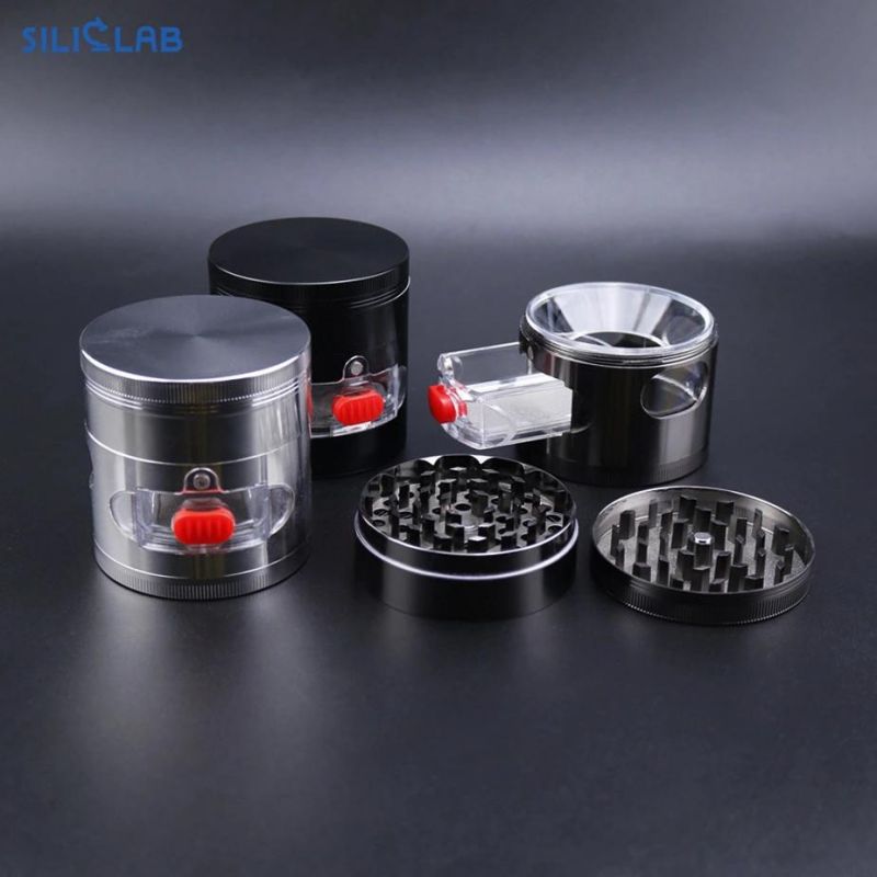 Smoking Accessories with Drawer Design Metal Grinders Rotatable Tobacco Dry Herb Grinder