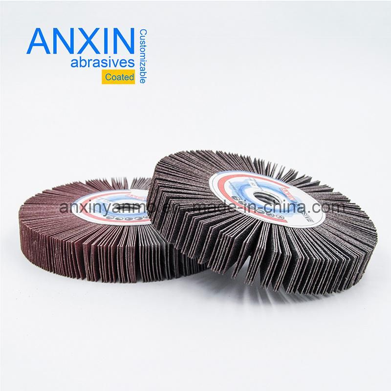 Glue Injected Flap Wheel with M14 Thread Arbor