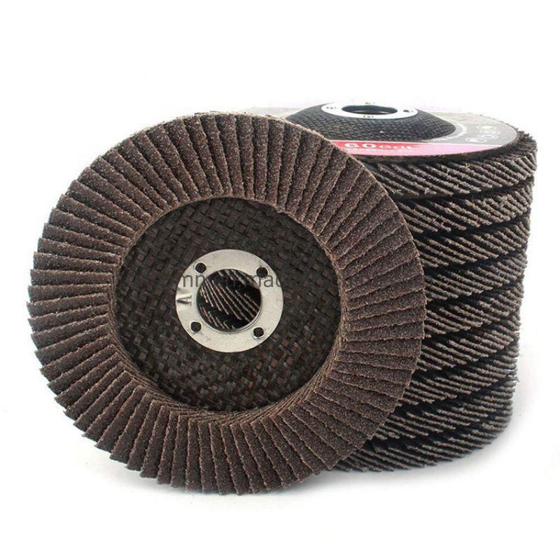 5 Inch Metal Aluminum Oxide 40 Grit Disco Flap Wheel Flap Disc for Wood and Metal