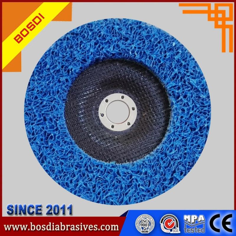 100mm Bosdi Clean Strip Disc (CNS), Red flap Disc,Flap Disc,flap wheel,grinding disc for welding and painting and polishing Rust,car′s body,greasy dirt,no noise