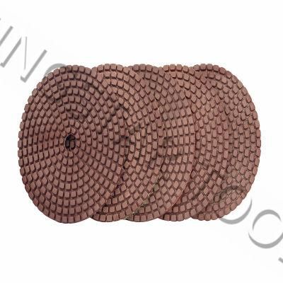 Wet Polishing Pad Diamond Resin Copper for Stone Marble Granite