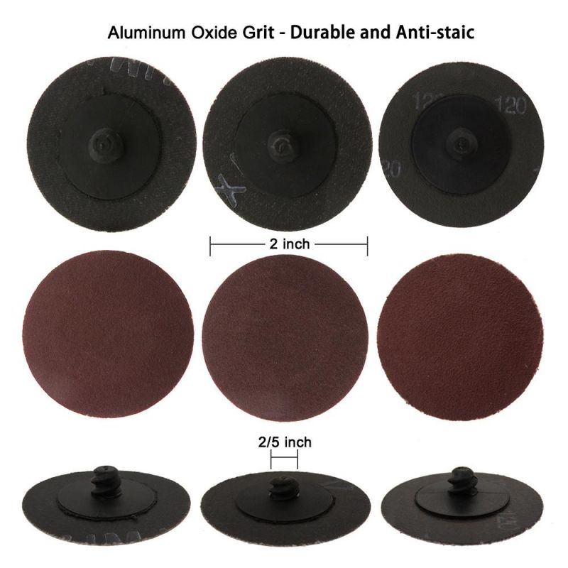 35PCS Sanding Discs Set 2 Inches Quick Change Disc Surface Conditioning Discs with 1/4 Inch Shank Holder for Surface Prep