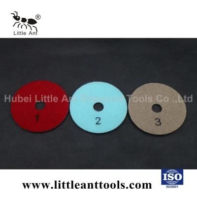 Marble Wet Dry Diamond 3 Step Granite Polishing Pad