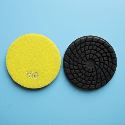 125mm Cyclone Type Wet Polishing Pads for Marble/ Granite