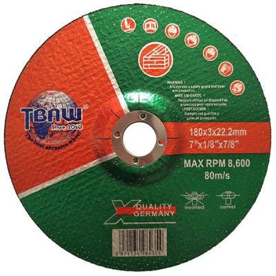 7inch Abasive Cutting Wheel Reinforced Grinding Disc for Stone 180*3.0*22mm T42