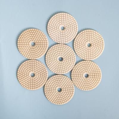 Qifeng Manufacturer Power Tools White Diamond Tools Diamond Resin Bond Polishing Pads for Granite