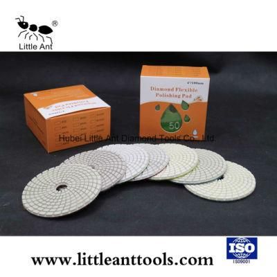100mm Wet Polishing Pads for Marble