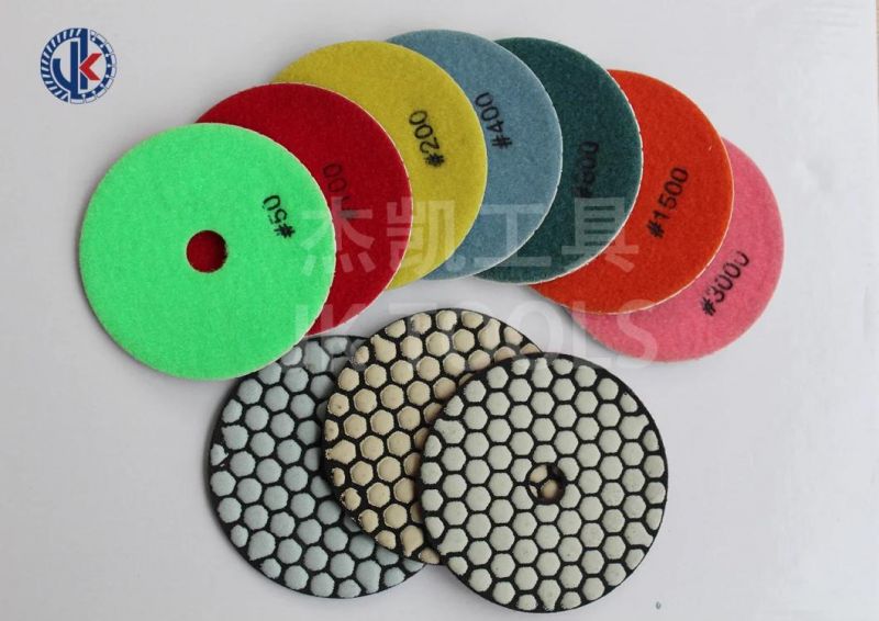Wet Stone Polishing Pads-Resin Wet/Dry Polishing Pads for Stone Surface