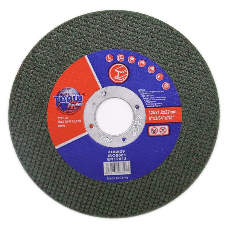 125X1.2 mm Inox and Metal Abrasive Grinding and Cutting Wheel for Stainless Steel with MPa ISO