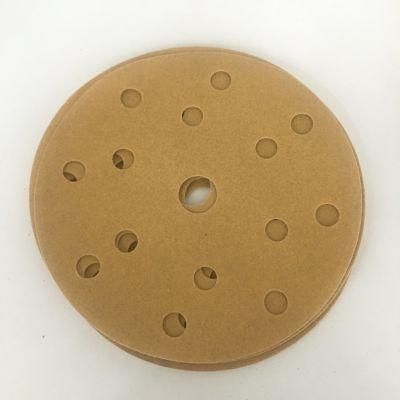 Abrasive Hook and Loop 125mm Aluminum Oxide Round Sand Paper En852 Sanding Velcro Disc
