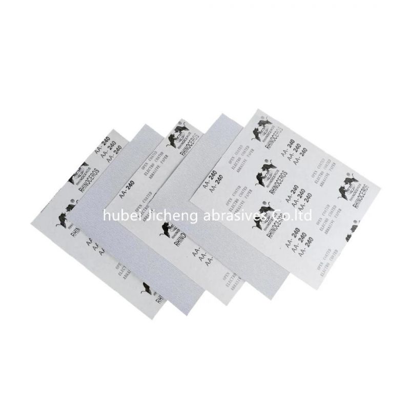 Hand Polishing 9"*11"/ 230*280mm Sc/Ao Dry China Sanding Paper Manufacturer