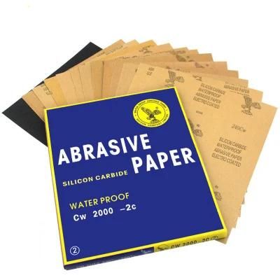 Wholesales Wet Dry Waterproof Sanding Paper Abrasive Paper for Stone