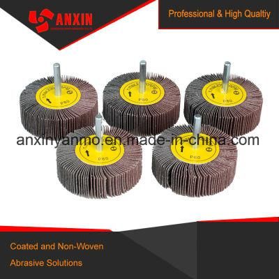 Mounted Flap Wheel with 1/4 Shaft a/O Abrasive