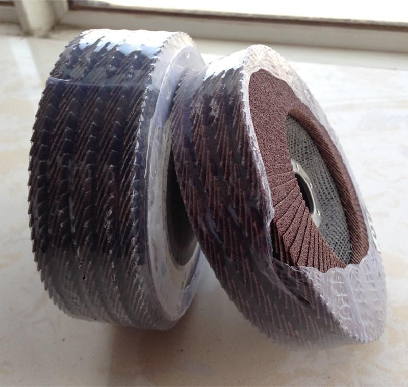 High Quality Premium Wear-Resisting 4"-7"Aluminium Oxide Flap Disc for Grinding Stainless Steel and Metal