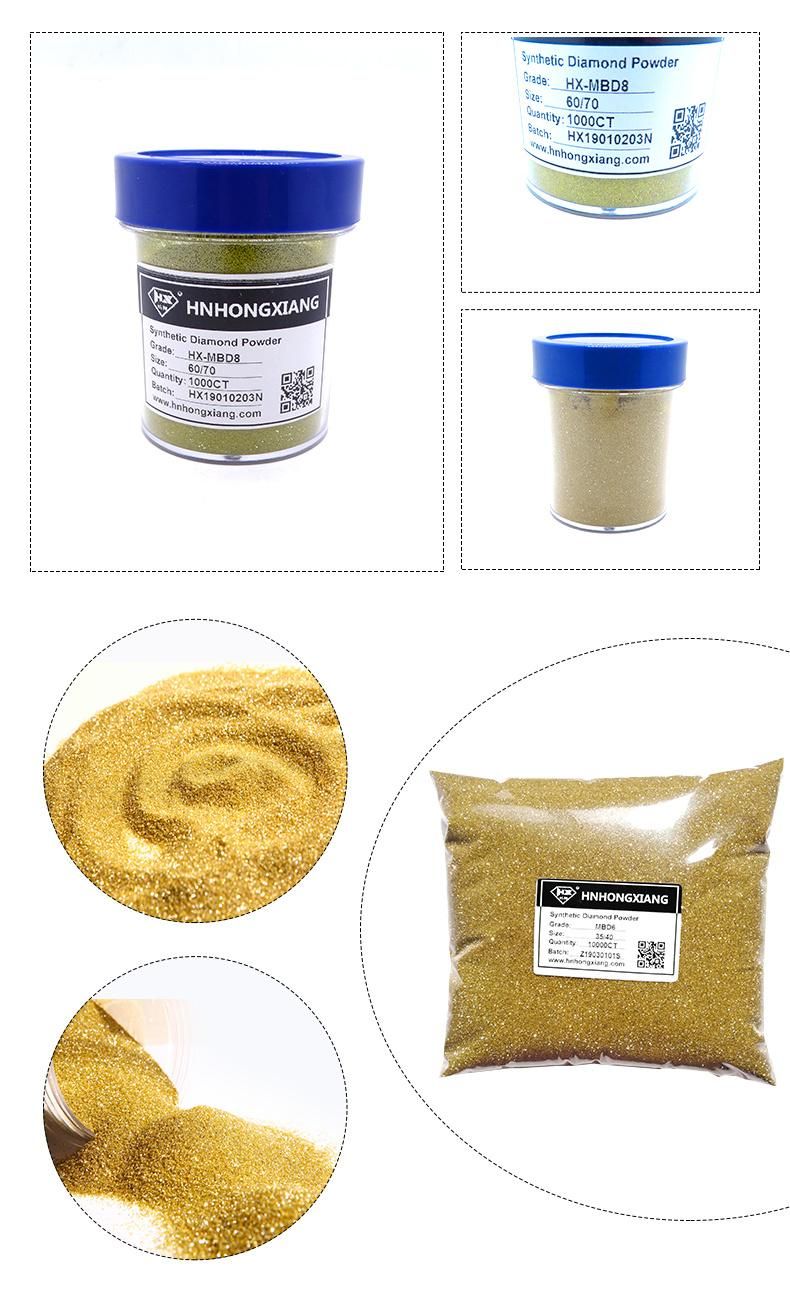 Industrial Synthetic Yellow Diamond Powder for Granite