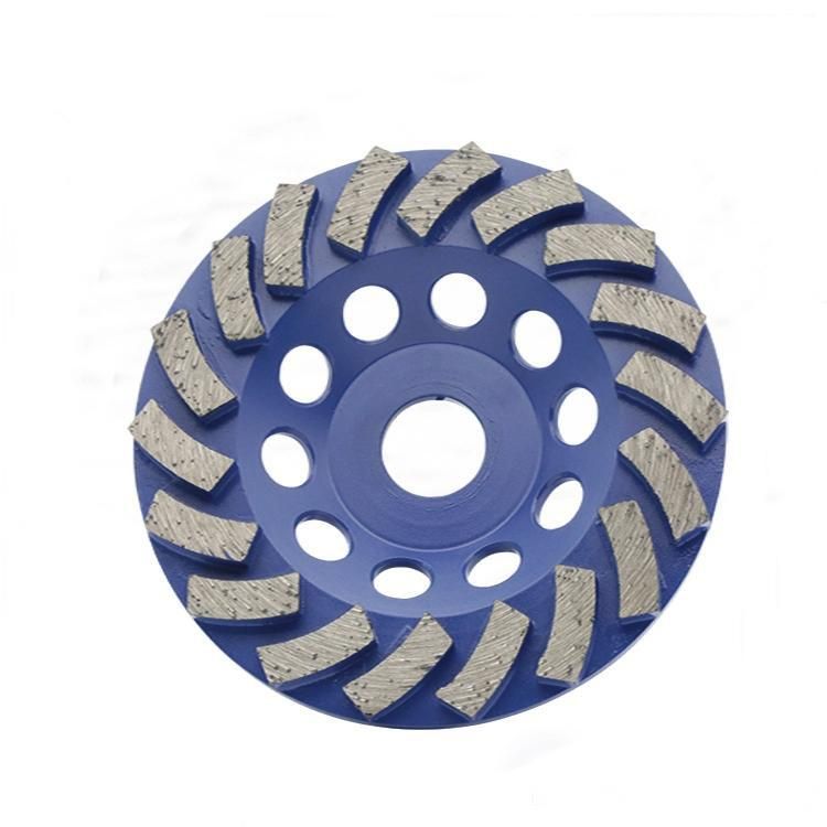 5 Inch D125mm Diamond Grinding Cup Wheel Disc with 18 Segments Diamond Grinding Disc for Angle Grinder for Concrete and Terrazzo Floor