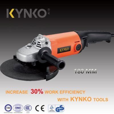180mm 2000W 8500rpm Kynko Electric Power Tools Angle Grinder for OEM (60102)