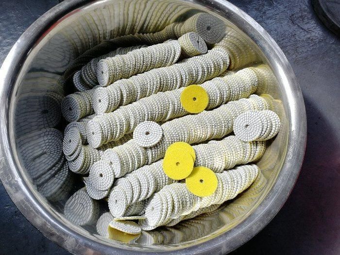 80mm Resin Polishing Pads for Grinding Marble Slabs