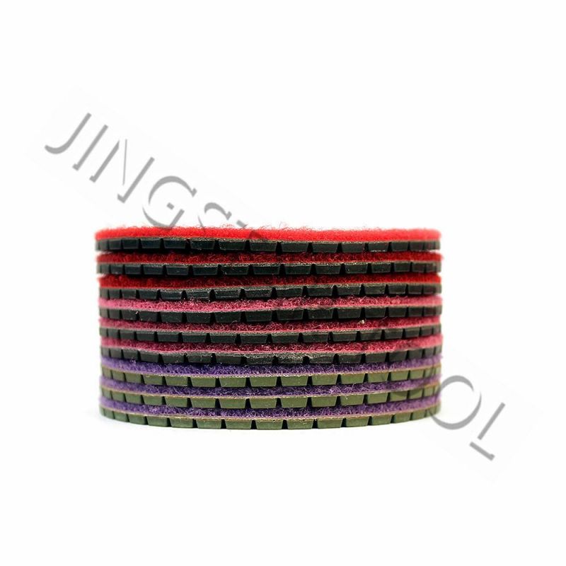 4 Inch Diamond Polishing Pad for Stone Granite Marble Abrasive