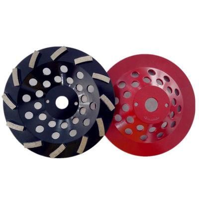 7 Inch D180mm Diamond Grinding Cup Wheel Disc for Angle Grinder Diamond Grinding Disc M14 Thread Hole for Concrete and Terrazzo Floor