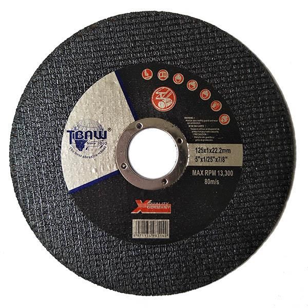 125mm Cutting Wheel for Inox Stainless Steel Super Thin Cutting Disc 5inch