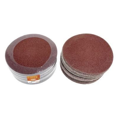 125mm 5in Red 60 Grit Sanding Disc Abrasive Sandpaper for Polishing and Grinding Stainless Steel Wood