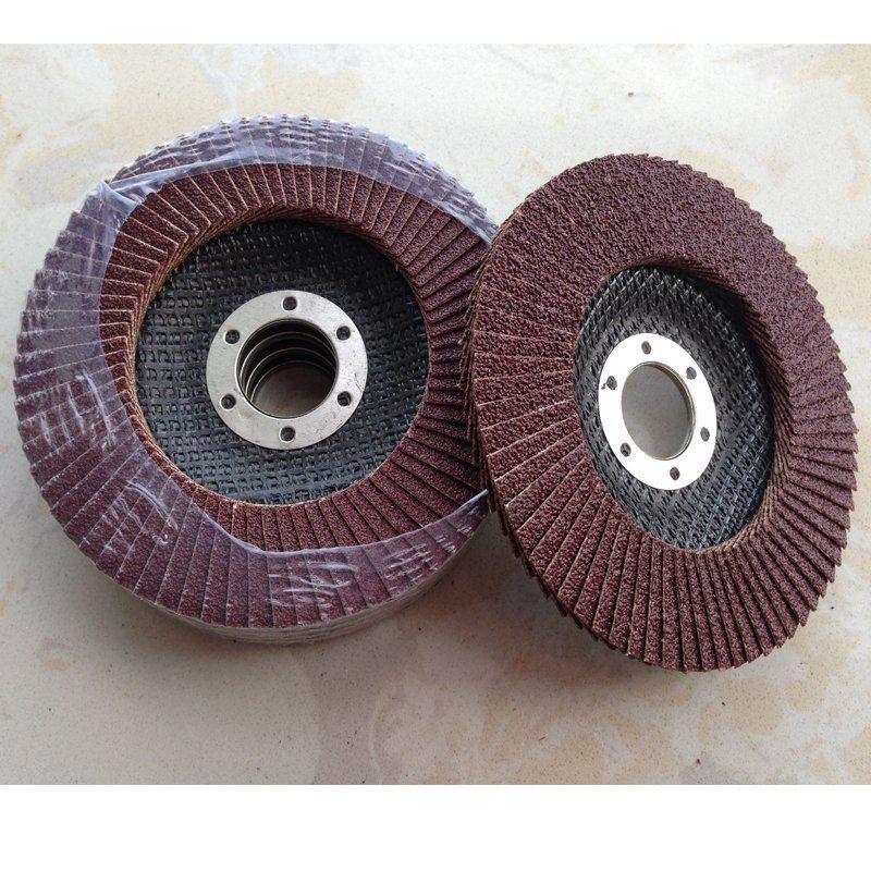 Hot Sale Premium Abrasives Tool 4"-7" Aluminium Oxide Flap Disc for Grinding Stainless Steel and Metal