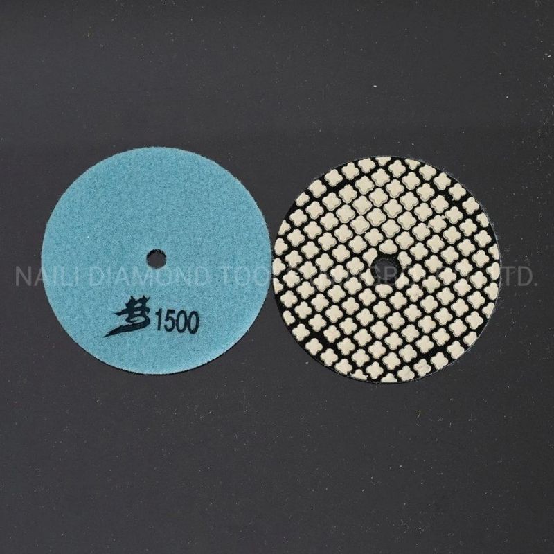 4′ ′ Seven Steps Resin Dry Dream Polishing Pad for Marble and Granite