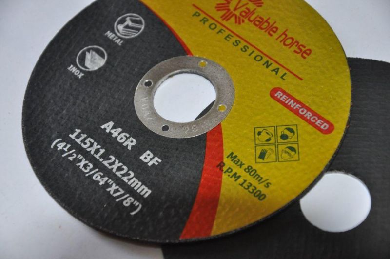 107mm, 115mm, 125mm Abrasive Cutting Discs for Metal/Stainless Cutting