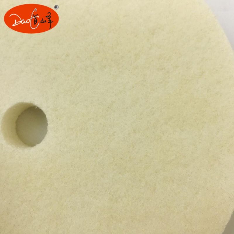 Daofeng 5.5inch Yellow Sponge Buff Pad Waxing Pad